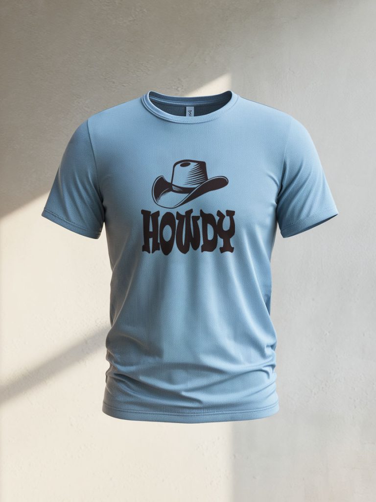 Cowboy hat "Howdy" tee