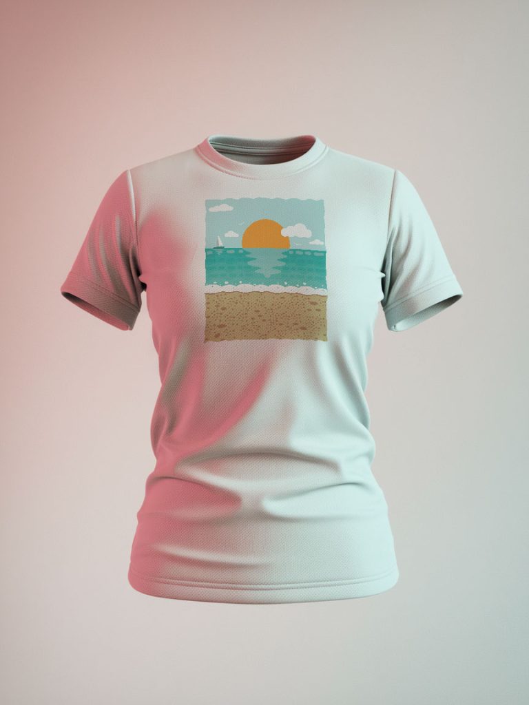 Sunset beach t-shirt